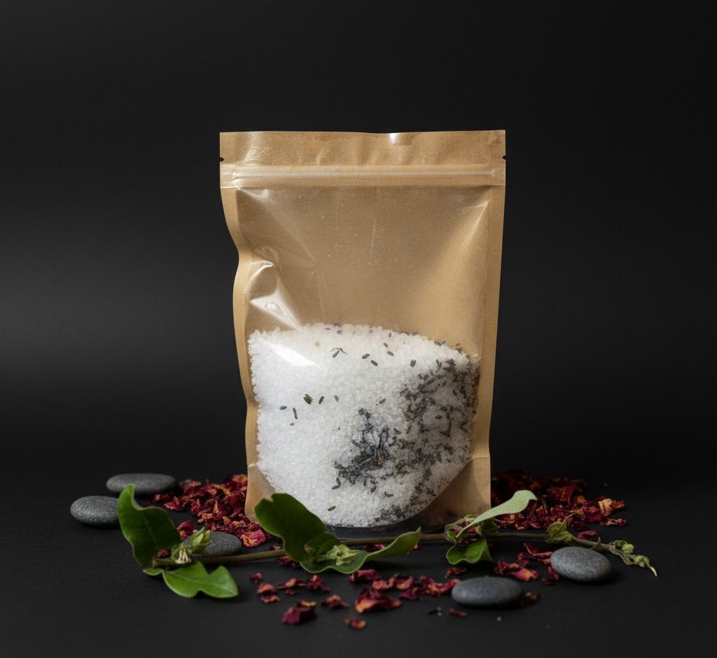 BSPB500 Organic Lavender Bath Salts 600 Grams