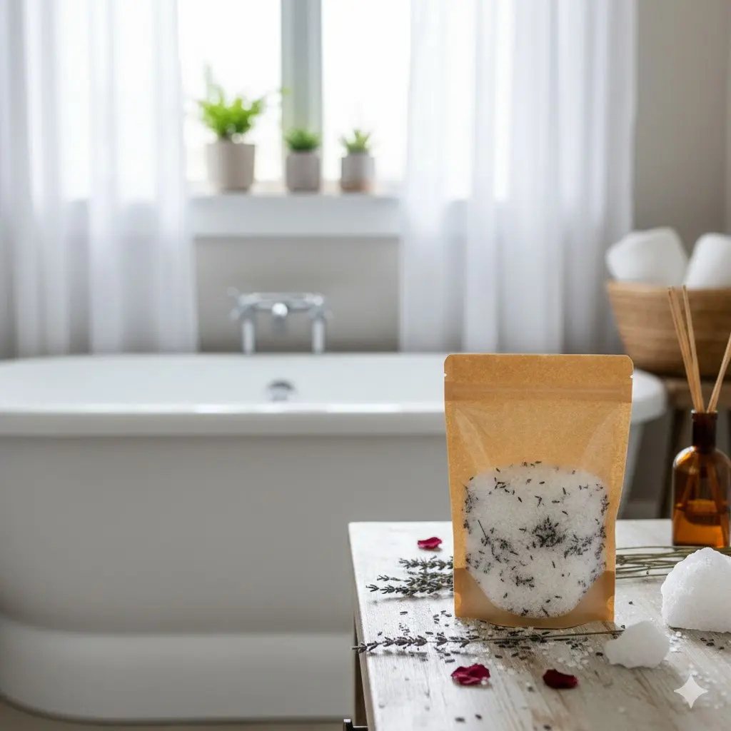 BSPB500 Organic-Lavender-Bath-Salts